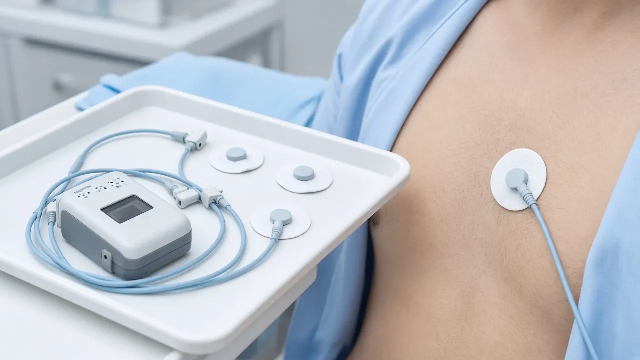 Immagine illustrativa di un Holter cardiaco