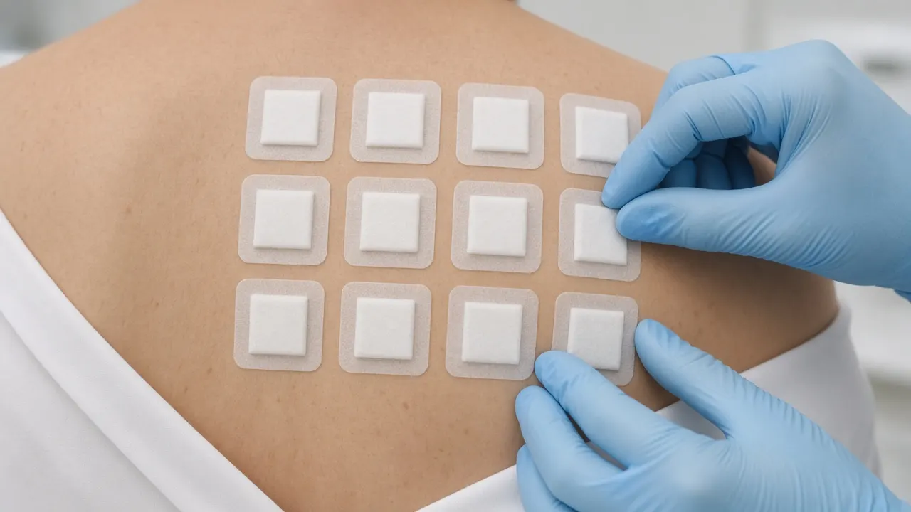 Immagine illustrativa di un patch test